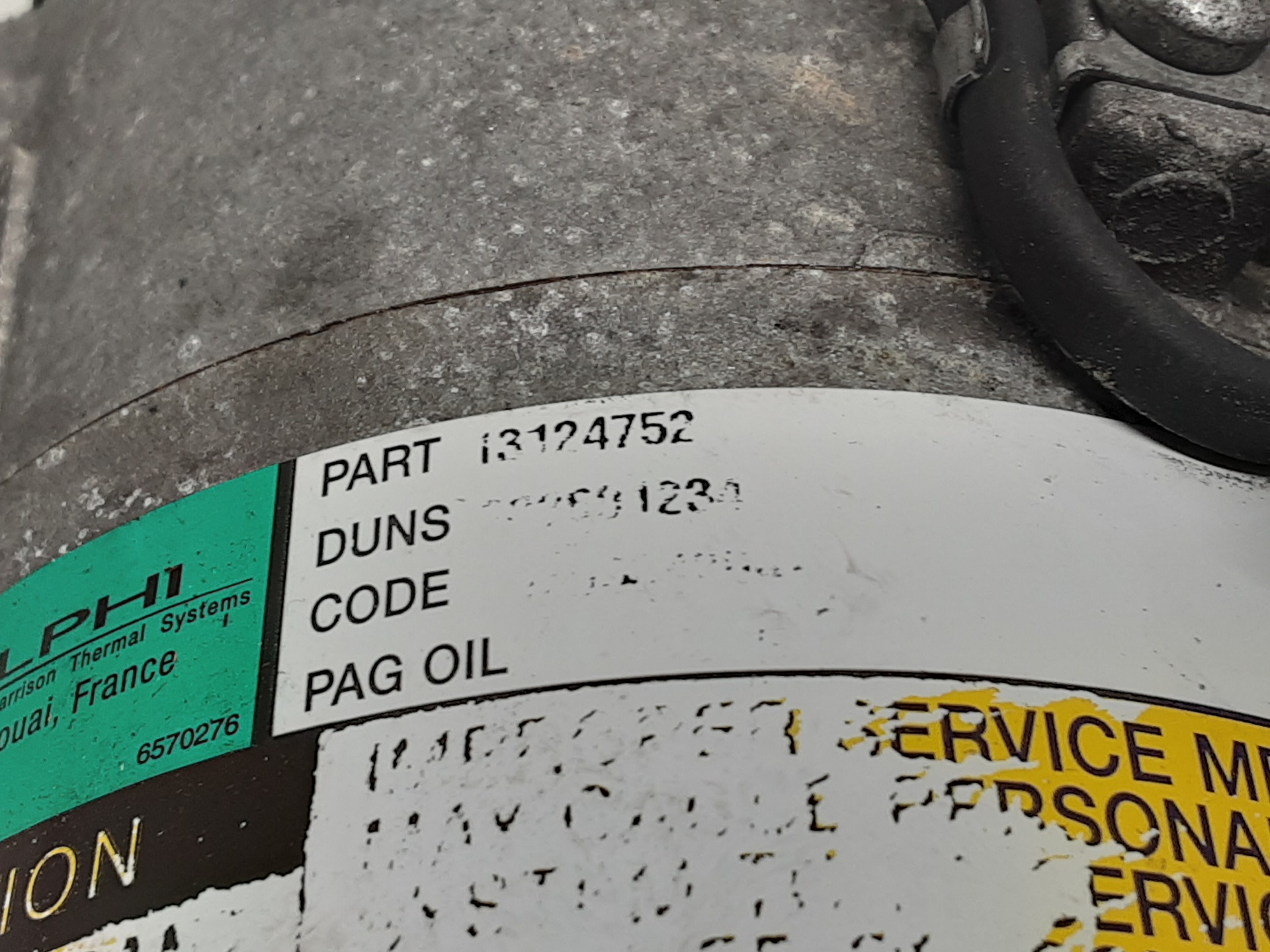 COMPRESOR A/A - OPEL ASTRA (2006→) - Imagen 5